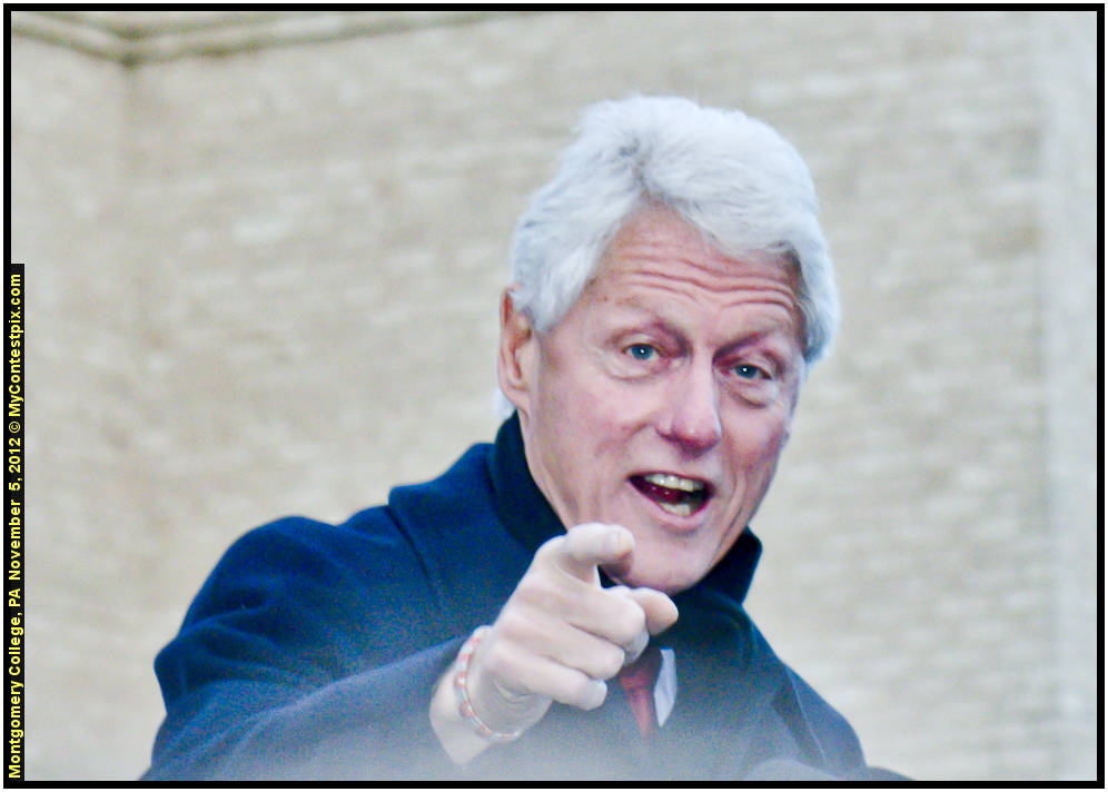 November 5, 2012 Bill Clinton at Montgomery Community College